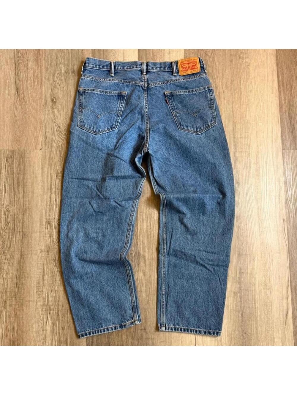 Levi's 550 blue denim jeans Size 38" #denim